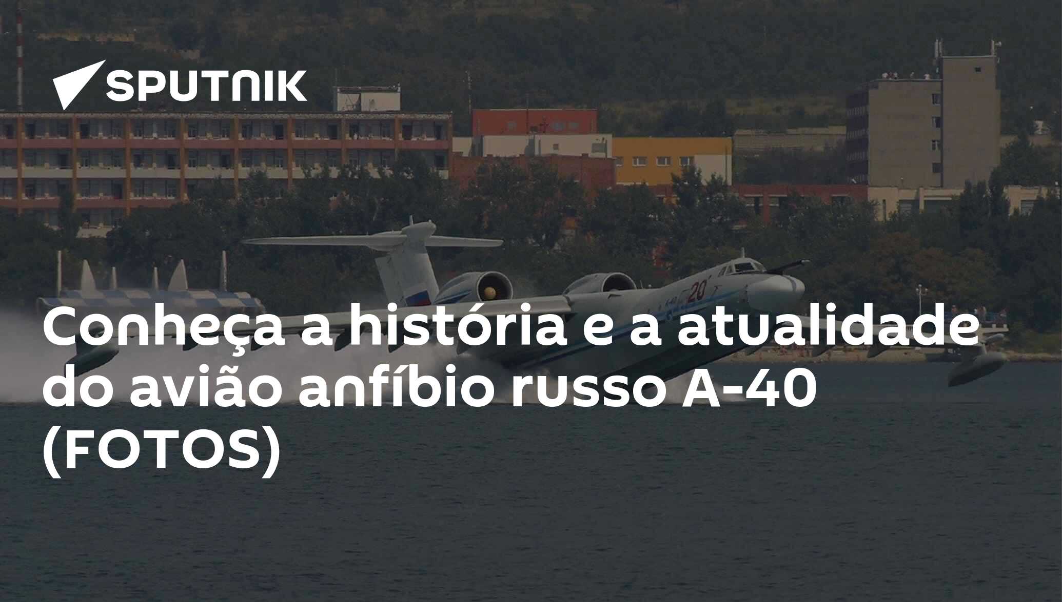 Rússia pretende produzir em série o avião anfíbio Be-200