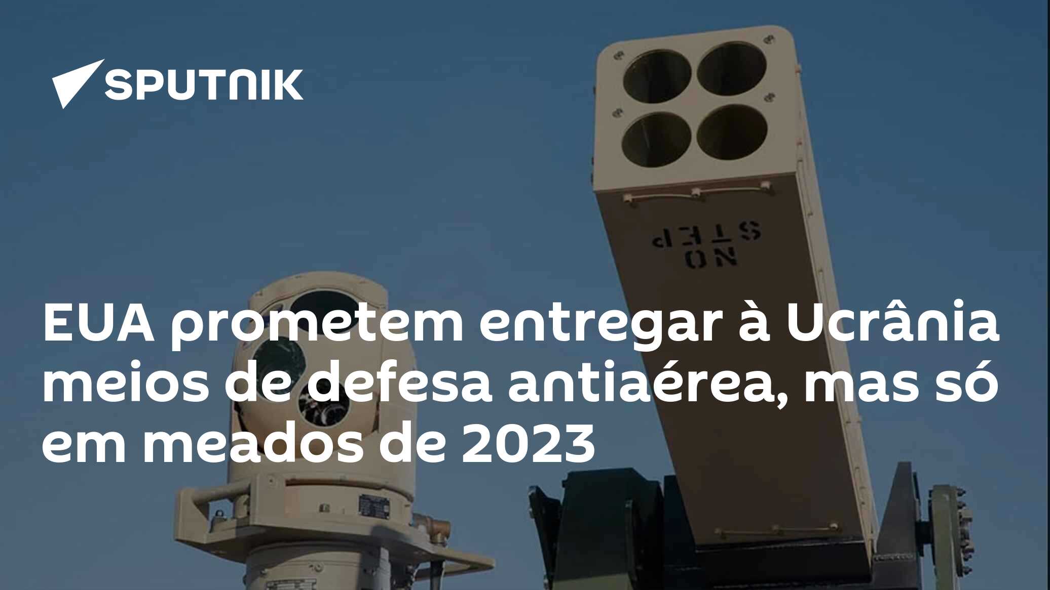 EUA prometem entregar à Ucrânia meios de defesa antiaérea, mas só em meados  de 2023 - 03.11.2022, Sputnik Brasil