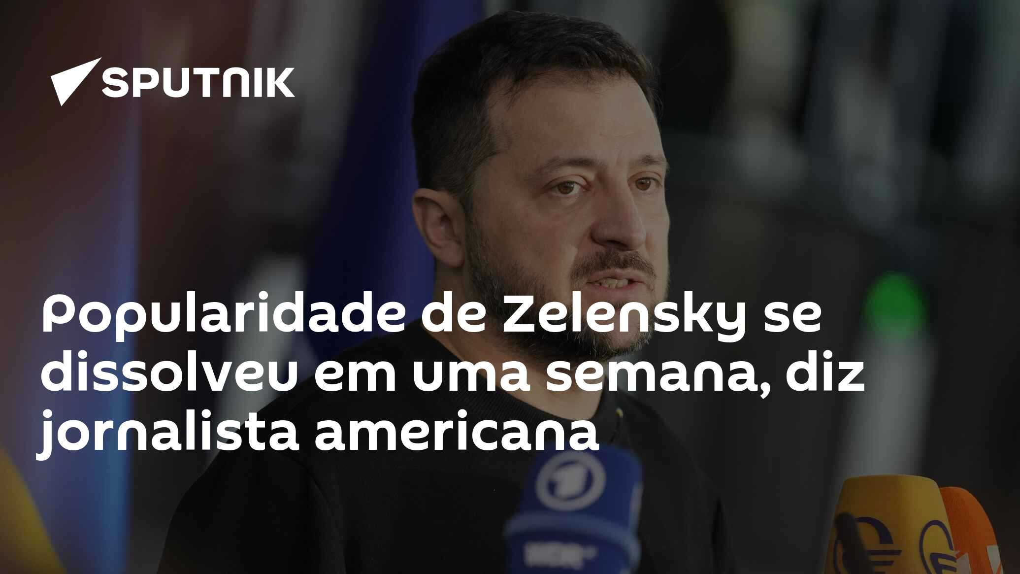 Zelensky perde apoio popular e pode ser substituído em prol de processo de  paz, diz analista - 14.12.2023, Sputnik Brasil