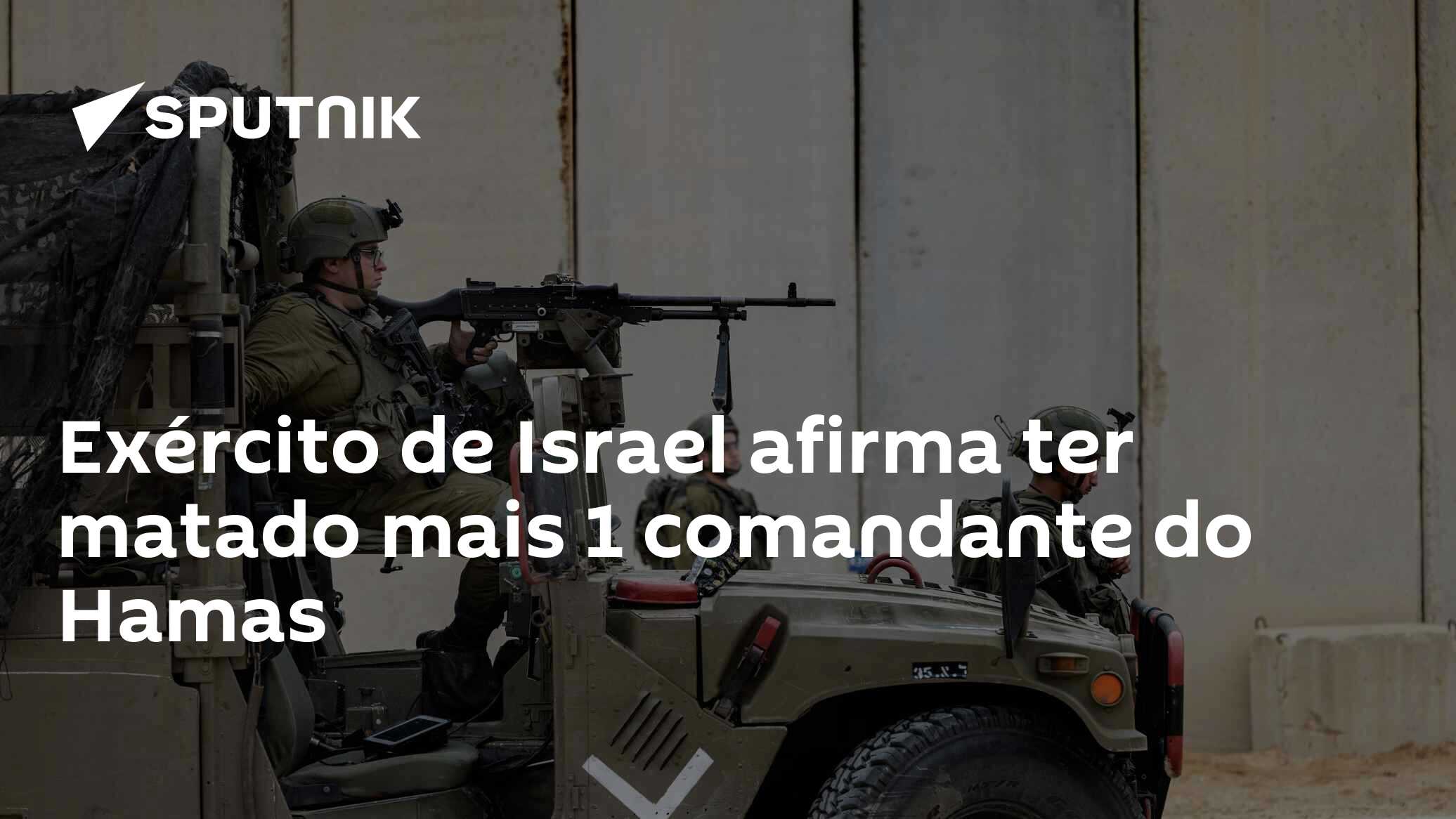 Exército israelense diz ter matado um dos comandantes do Hamas