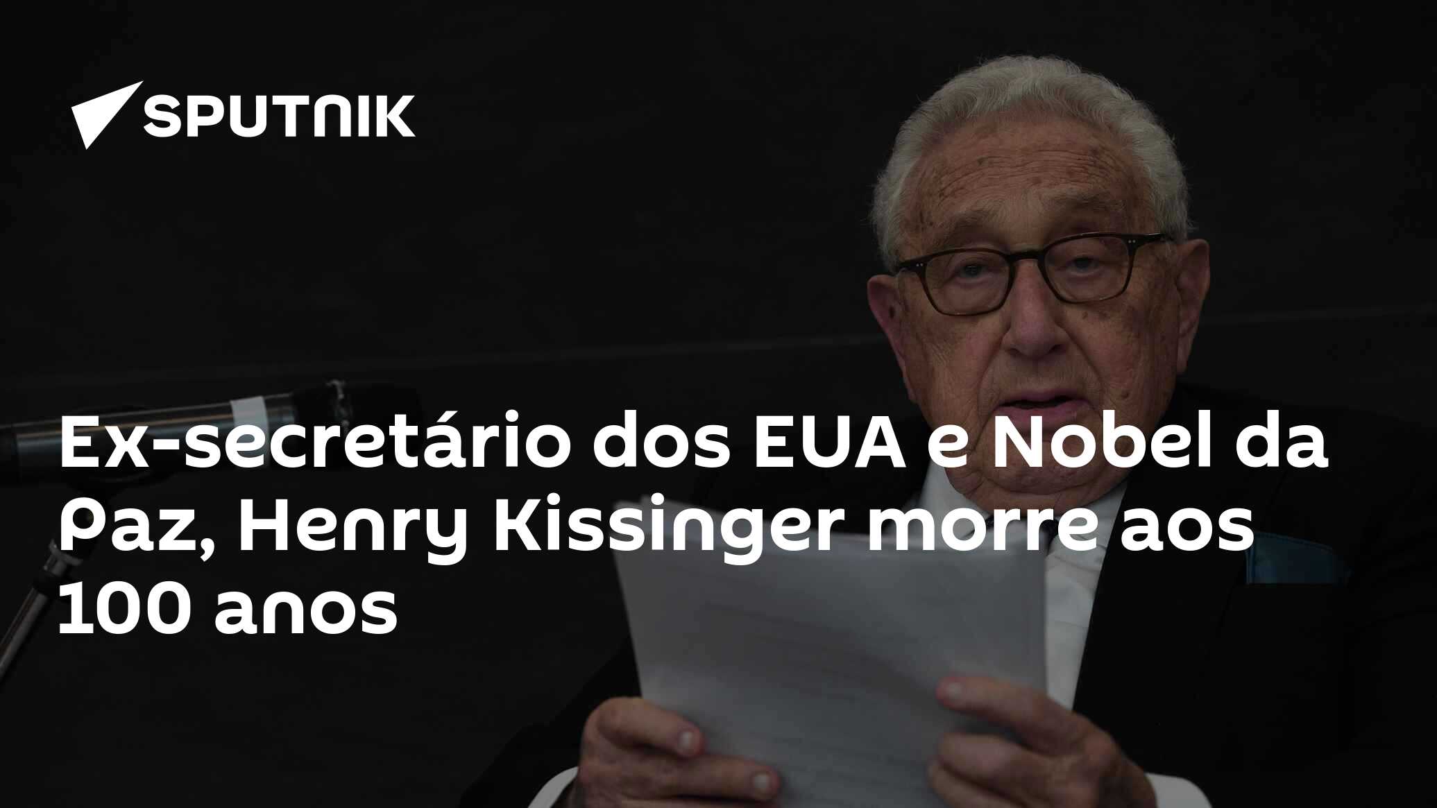 Morre aos 100 anos Henry Kissinger, ex-secretário de Estado