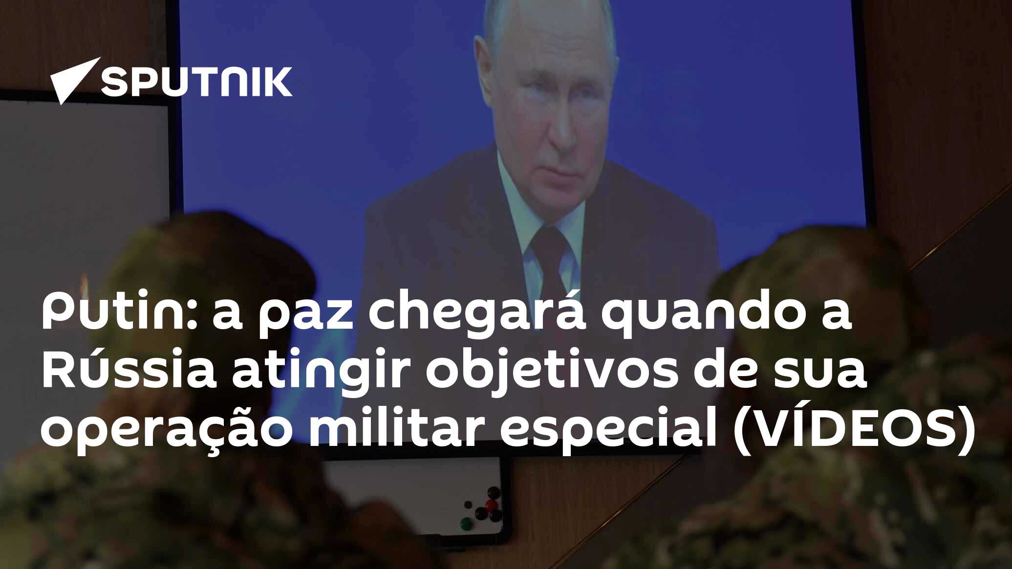 Putin: o mito sobre invulnerabilidade do equipamento militar ocidental  entrou em colapso (VÍDEOS) - 19.12.2023, Sputnik Brasil