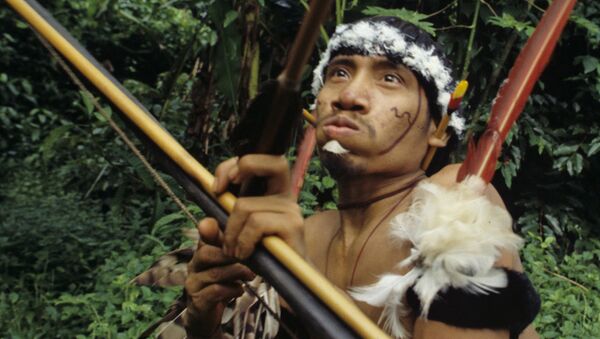 Índio da tribo ianomâmis - Sputnik Brasil