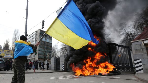 Protestos na Ucrânia. Foto de arquivo - Sputnik Brasil