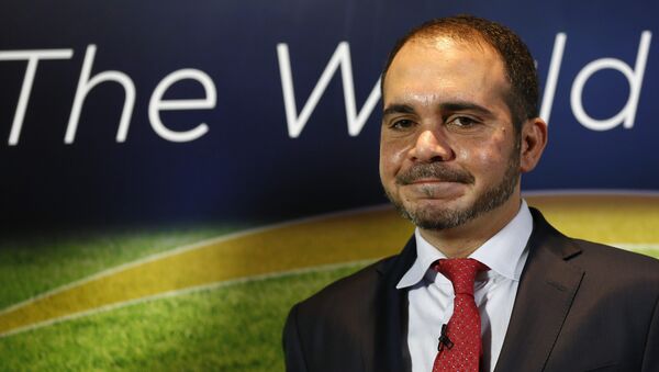 Príncipe da Jordânia, Ali bin al-Hussein, candidato à presidência da FIFA - Sputnik Brasil