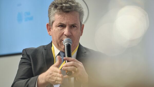 Governador de Mato Grosso, Mauro Mendes - Sputnik Brasil