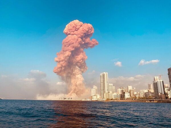 Capital do Líbano, Beirute, foi sacudida em 4 de agosto por explosão registrada na zona portuária da cidade, deixando mais de 150 mortos, milhares de feridos e um grande rastro de destruição - Sputnik Brasil