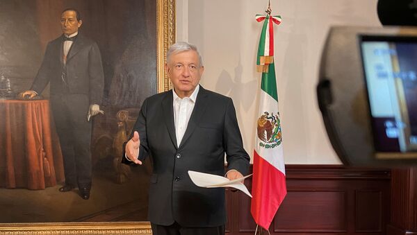 Presidente do México, Andrés Obrador - Sputnik Brasil