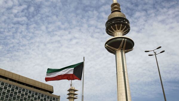 Bandeira do Kuwait na capital do país - Sputnik Brasil