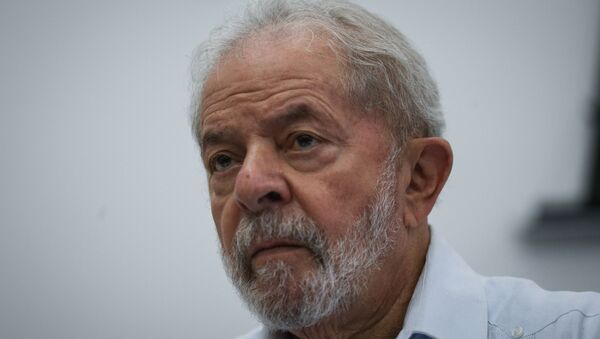 O ex-presidente Lula durante reunião do diretório nacional do PT (Partido dos Trabalhadores), em São Paulo (foto de arquivo) - Sputnik Brasil