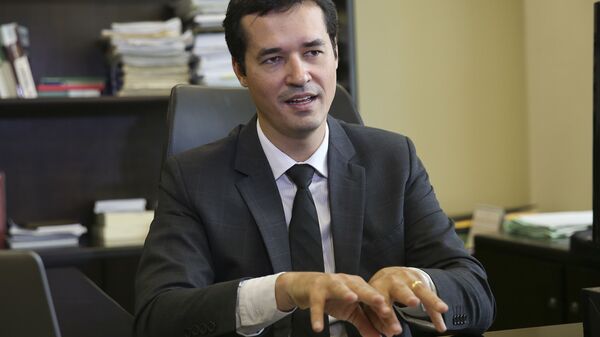 Procurador federal Deltan Dellagnol, coordenador da Operação Lava Jato, durante entrevista em Curitiba, 26 de janeiro de 2017 - Sputnik Brasil