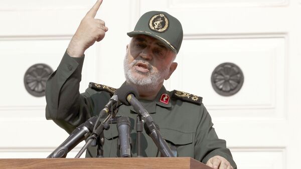 Comandante da Guarda Revolucionária, major-general Hossein Salami (foto de arquivo) - Sputnik Brasil
