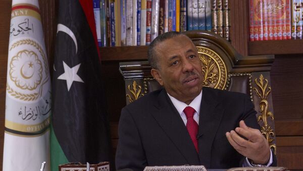 Líder do governo sediado em Benghazi, no leste da Líbia, Abdullah Thani - Sputnik Brasil