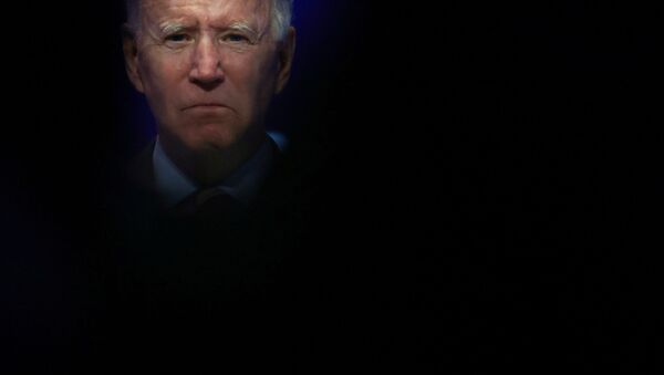 Candidato à presidência dos EUA, Joe Biden, durante discurso em Wilmington, estado do Delaware, (EUA), 16 de setembro de 2020 - Sputnik Brasil