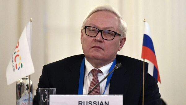 Em São Petersburgo, o vice-ministro das Relações Exteriores da Rússia, Sergey Ryabkov, participa de reunião de representantes e vice-representantes dos BRICS, em 12 de fevereiro de 2020.  - Sputnik Brasil
