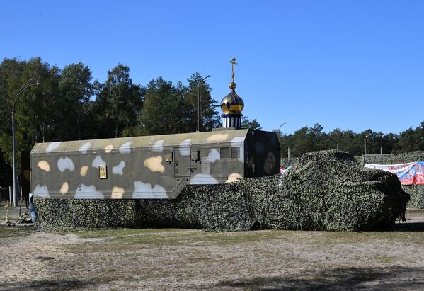 Igreja ortodoxa móvel das Forças Armadas da Bielorrússia
 - Sputnik Brasil