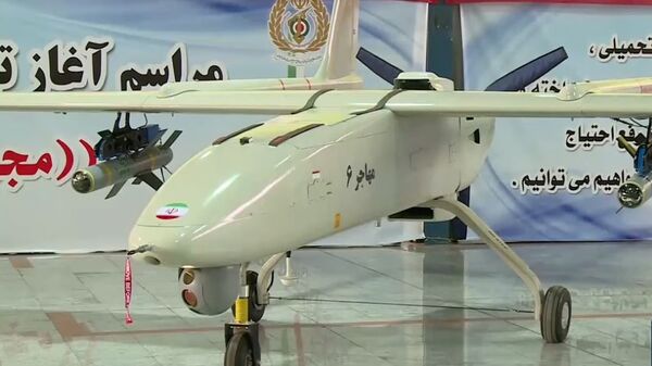 Drone iraniano Mohajer-6 - Sputnik Brasil