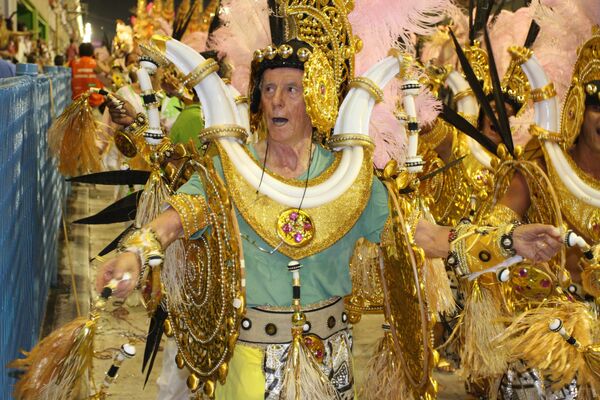 Integrante da velha guarda do Carnaval do Rio de Janeiro, 2009 
 - Sputnik Brasil