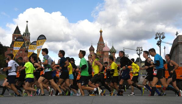 Participantes da Maratona de Moscou 2020
 - Sputnik Brasil