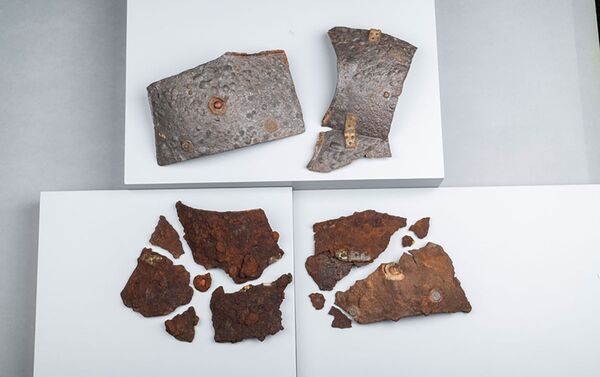 Armadura romana descoberta em Kalkriese - Sputnik Brasil