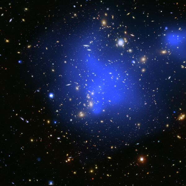 Fotografia do aglomerado de galáxias Abell 2744 - Sputnik Brasil