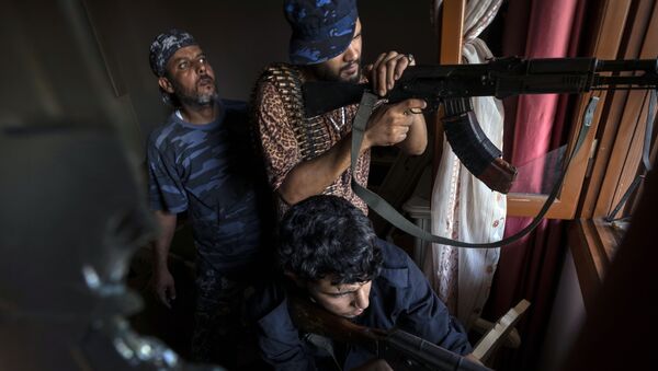 Mercenários sírios na cidade líbia de Trípoli - Sputnik Brasil