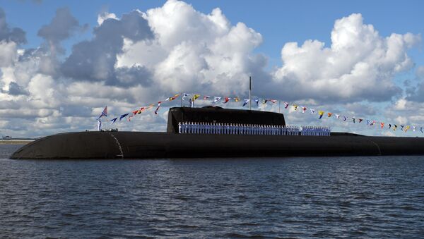 Submarino nuclear Orel da Marinha russa - Sputnik Brasil