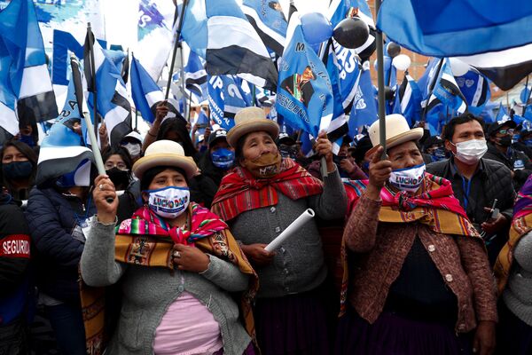 Manifestação de apoio a Luis Arce na Bolívia
 - Sputnik Brasil