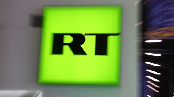 Logotipo do canal RT - Sputnik Brasil