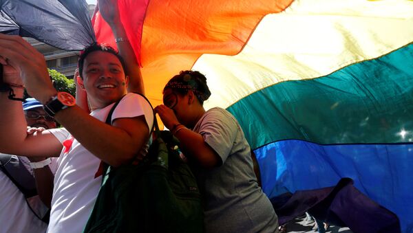Parada gay em Caracas, na Venezuela - Sputnik Brasil