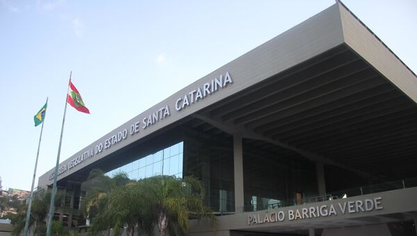 Assembleia Legislativa de Santa Catarina, em Florianópolis - Sputnik Brasil