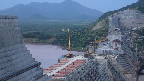 Construção de represa na Etiópia (imagem de arquivo) - Sputnik Brasil