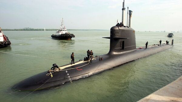 Submarino Scorpène construído pela companhia Naval Group da França - Sputnik Brasil