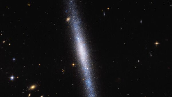 Foto do telescópio espacial Hubble mostra a galáxia espiral UGCA 193 - Sputnik Brasil