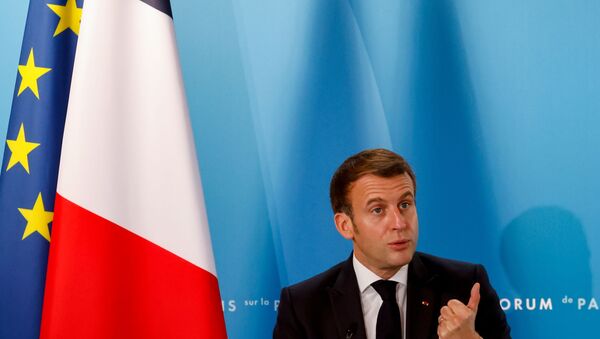 Emmanuel Macron, presidente da França - Sputnik Brasil