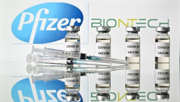 Vacina da Pfizer contra a COVID-19. - Sputnik Brasil