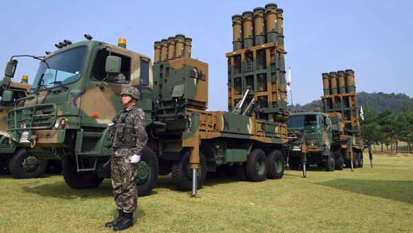 Sistema de mísseis de alcance intermediário Cheongung da Coreia do Sul - Sputnik Brasil