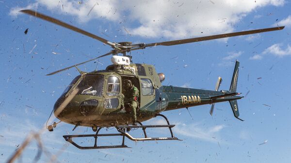 Helicóptero do Ibama (imagem referencial). - Sputnik Brasil