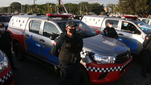 Em Belém, no Pará, o governo estadual entrega novas viaturas para serem utilizadas pela Polícia Militar, em 2 de setembro de 2020 - Sputnik Brasil