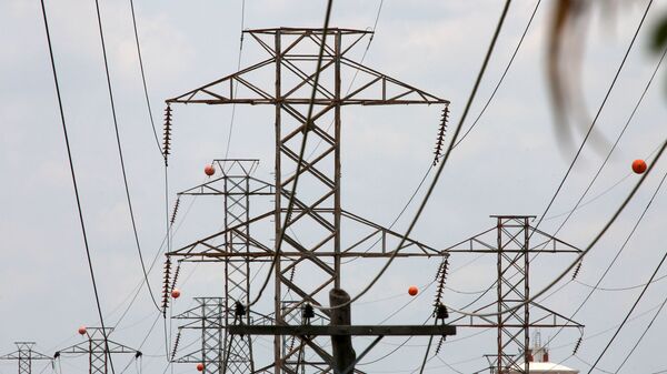 Torres de transmissão de energia elétrica no Brasil (foto de arquivo) - Sputnik Brasil