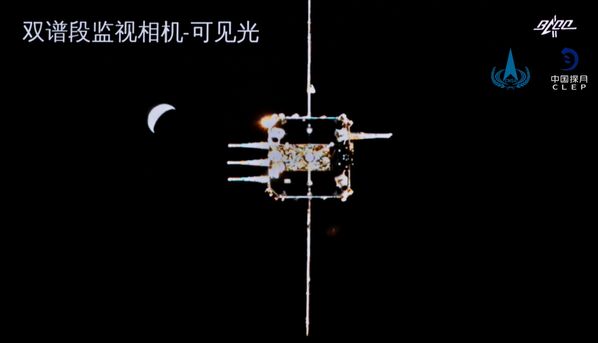 Sonda Chang'e-5 é vista a partir da combinação orbitador-retornador - Sputnik Brasil