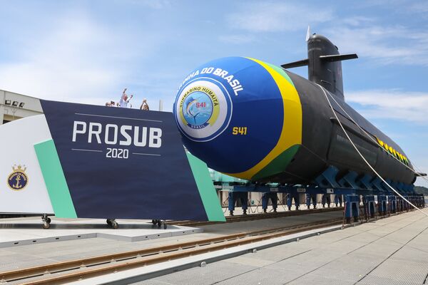 Marinha do Brasil batiza e lança seu mais novo submarino Humaitá em 11 de dezembro - Sputnik Brasil