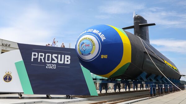 Marinha do Brasil batiza e lança seu mais novo submarino Humaitá em 11 de dezembro - Sputnik Brasil