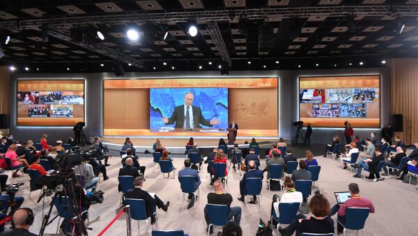 Grande coletiva de imprensa do presidente da Rússia, 17 de dezembro de 2020 - Sputnik Brasil