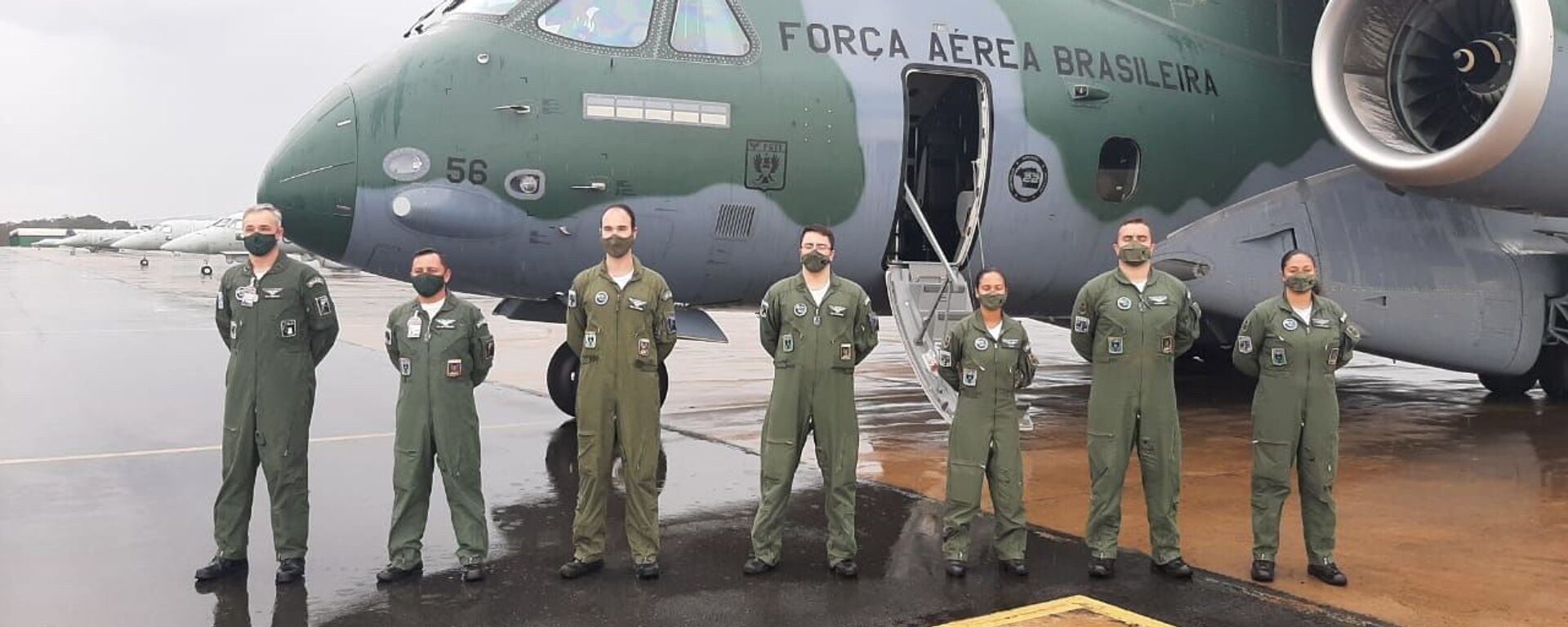 FAB recebe 4º avião de transporte KC-390 Millennium da Embraer - Sputnik Brasil, 1920, 08.02.2023