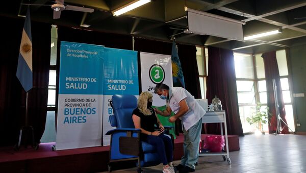 Vacinação contra COVID-19 na Argentina com a vacina russa Sputnik V - Sputnik Brasil