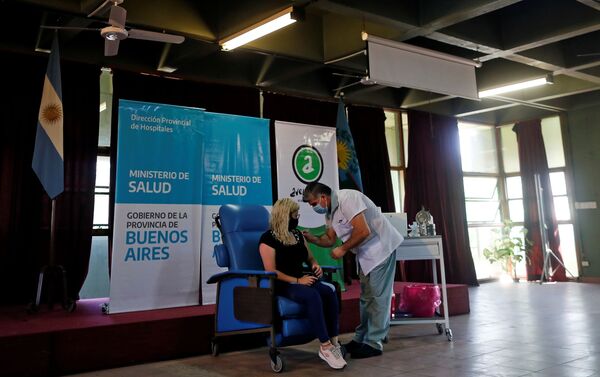 Vacinação contra COVID-19 na Argentina com a vacina russa Sputnik V - Sputnik Brasil