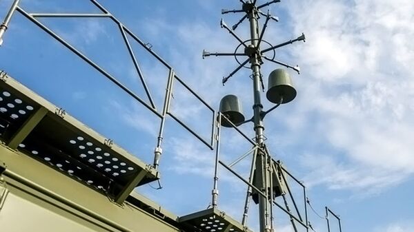 Antena do sistema de reconhecimento de artilharia Penitsillin - Sputnik Brasil