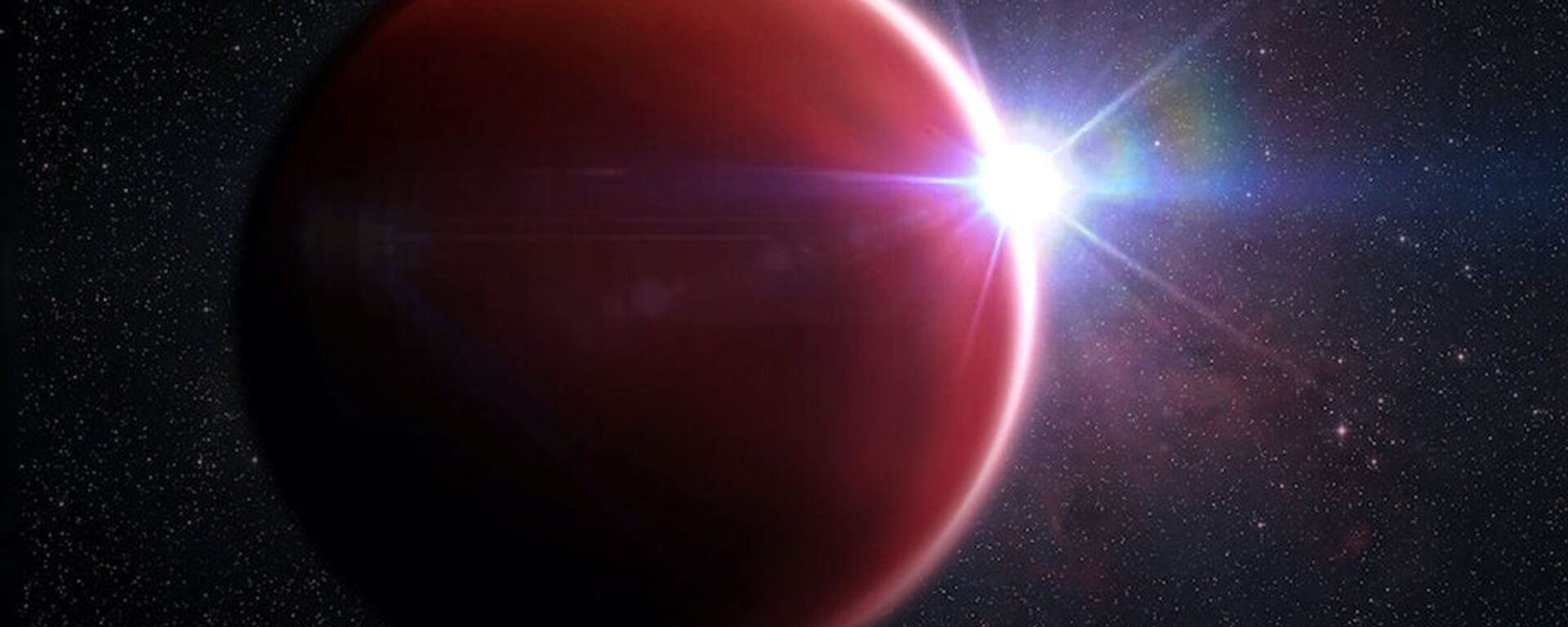 Ilustração artística do exoplaneta WASP-62b localizado a 575 anos-luz da Terra - Sputnik Brasil, 1920, 06.09.2022