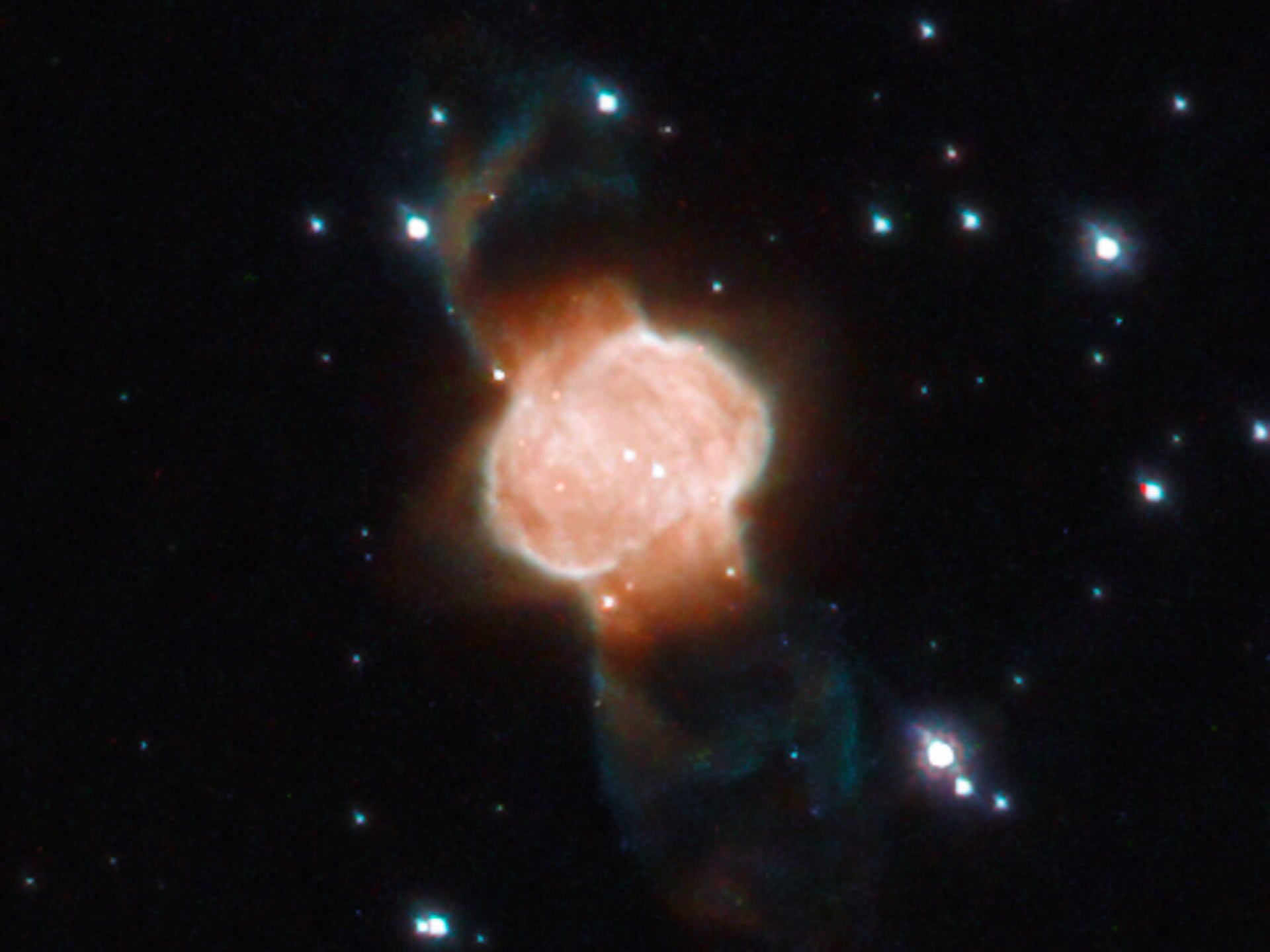 Ampulheta cósmica: telescópio Hubble registra imagem sensacional da nebulosa M1-63 (FOTO) - Sputnik Brasil, 1920, 08.02.2021